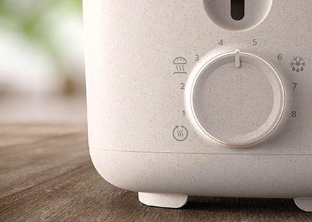 Philips Eco Conscious edition, genbrugte materialer, morgenmadss&aelig;t