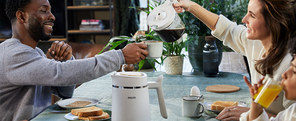 Philips Eco Conscious edition, lavet til at yde, morgenmadss&aelig;t